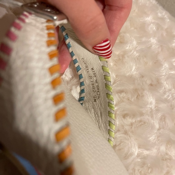 Brighton Multicolor Thong CHERYL wedge sandal - Picture 3 of 5